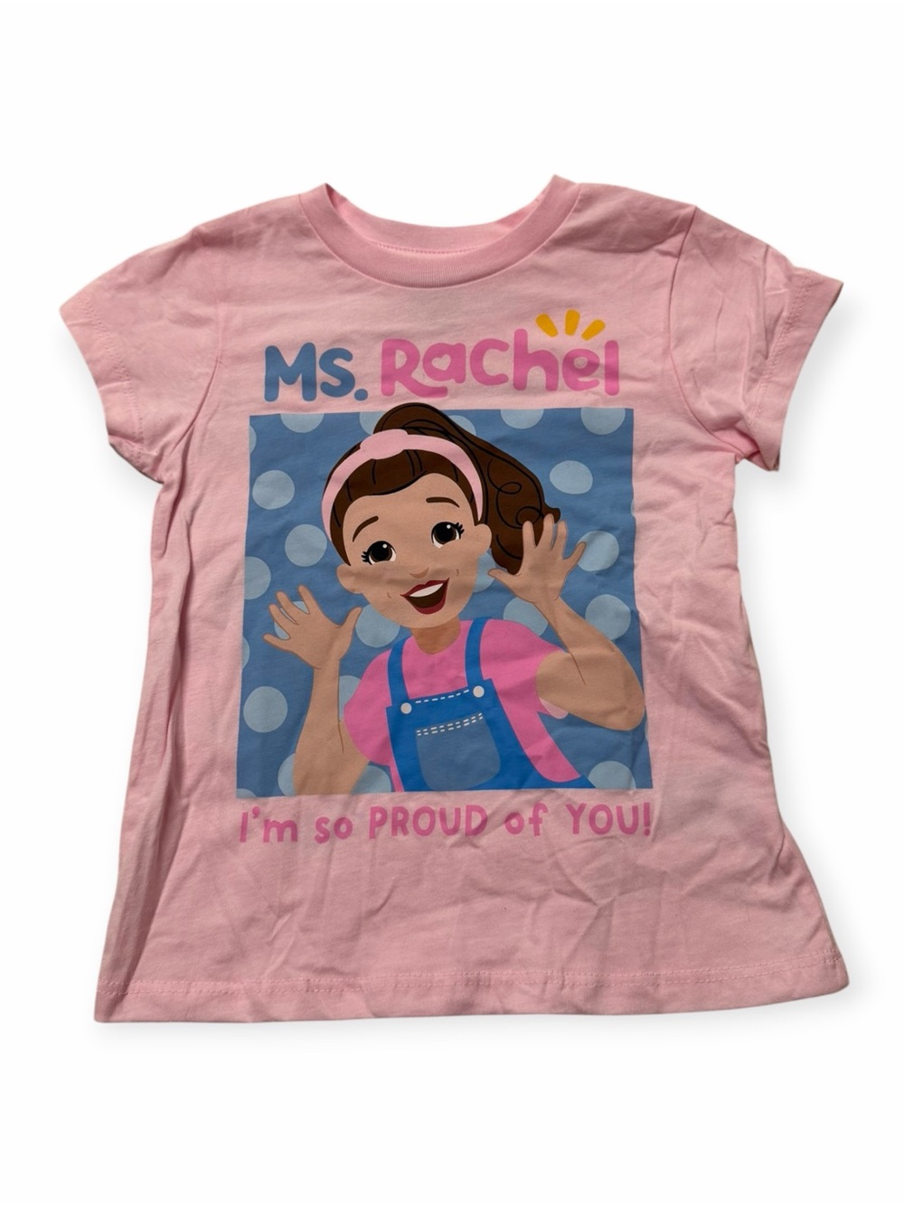 Ms. Rachel Pink Graphic Tee for Kids